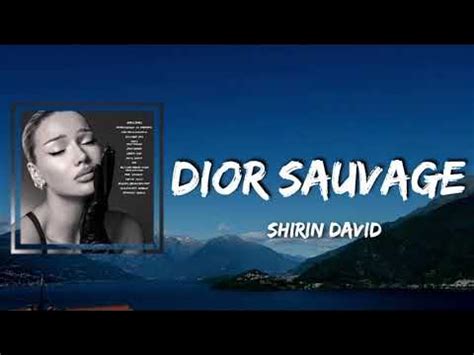 dior sauvage lyrics shirin|Shirin David – Dior Sauvage Lyrics .